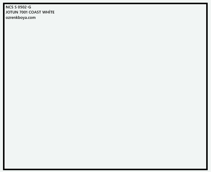 JOTUN TOPCOAT SİLK 7001 COAST WHİTE